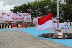 Peringati Kemerdekaan Republik Indonesia ke-79 di Kota Tual, Kepala BNPB Perkuat Kesiapsiagaan Bencana Bagi Masyarakat